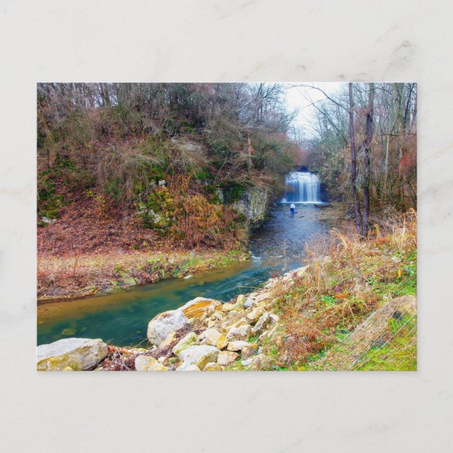 Millikin Falls, Columbus, Ohio Postcard (Front)