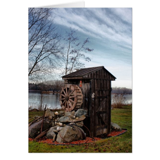 Milling about the outhouse (Front)