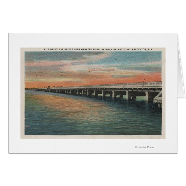 Million Dollar Bridge over Manatee River, (Front Horizontal)