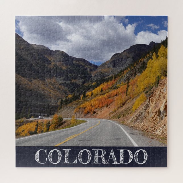 "Million Dollar Highway" Between Durango and Ouray Jigsaw Puzzle (Horizontal)