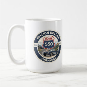 Million Dollar Highway Route 550 classic car gift Coffee Mug