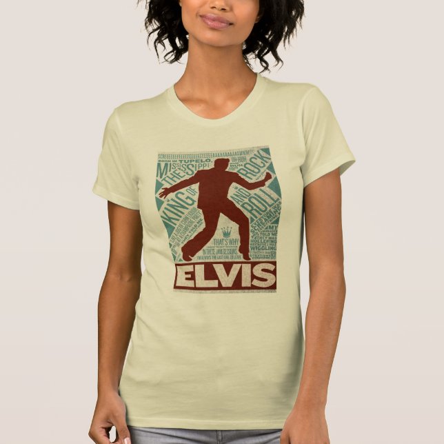 Million Dollar Quartet Elvis Type T-Shirt (Front)