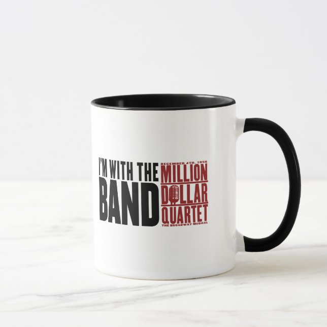 Million Dollar Quartet "I'm With the Band" Mug (Right)
