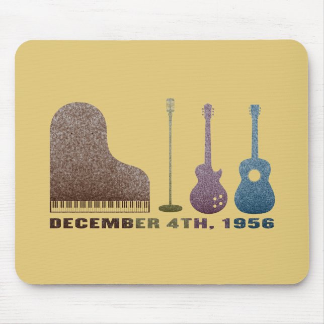 Million Dollar Quartet Instruments - Colour Mouse Pad (Front)