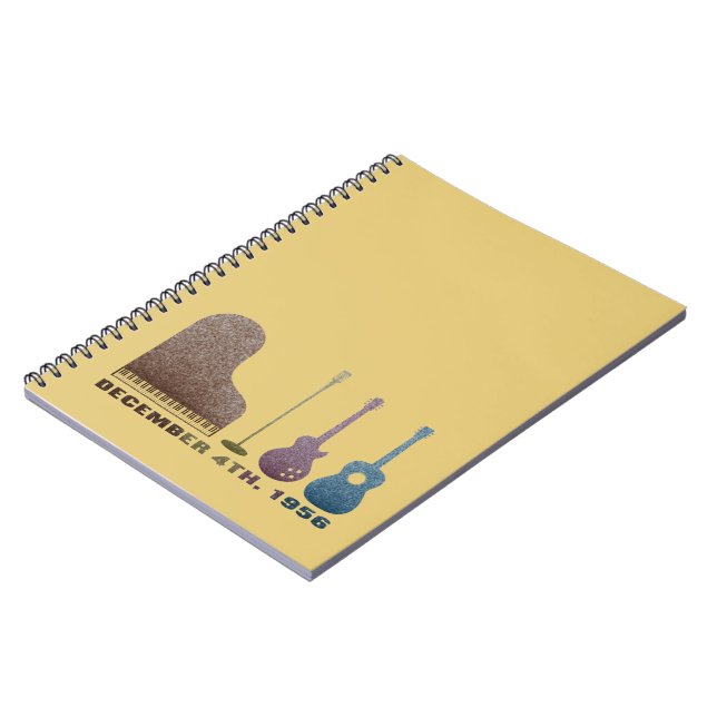 Million Dollar Quartet Instruments - Colour Notebook (Left Side)