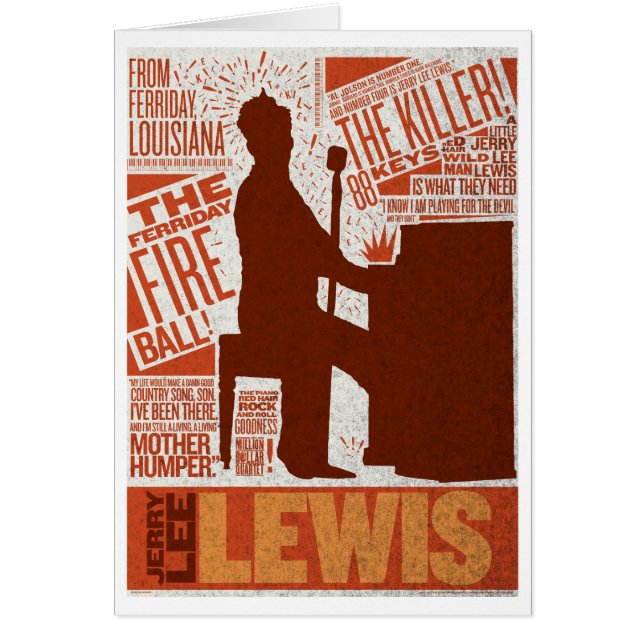 > Million Dollar Quartet Lewis Type (Front)