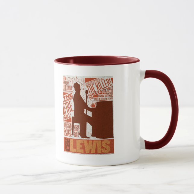 Million Dollar Quartet Lewis Type Mug (Right)