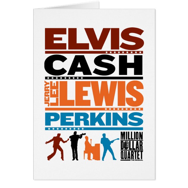Million Dollar Quartet Names (Front)