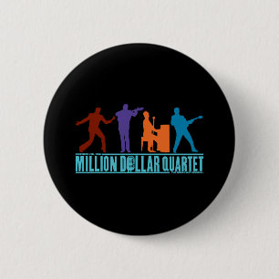 Million Dollar Quartet On Stage 6 Cm Round Badge