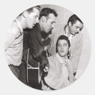 Million Dollar Quartet Photo Classic Round Sticker