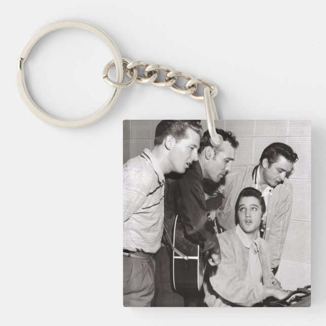 Million Dollar Quartet Photo Key Ring (Front)