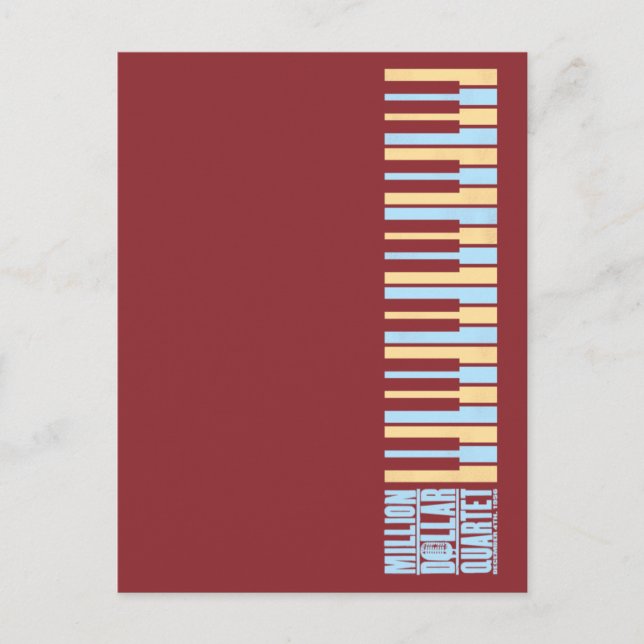 Million Dollar Quartet Piano Postcard (Front)