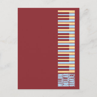 Million Dollar Quartet Piano Postcard