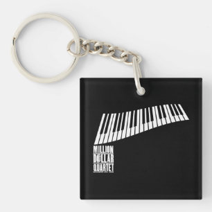 Million Dollar Quartet Piano - White Key Ring
