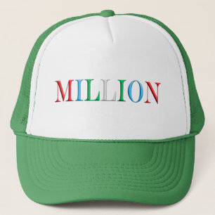 Million Elite Aspiring Millionaire Luxury Trucker Hat