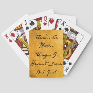 Million Things Playing Cards