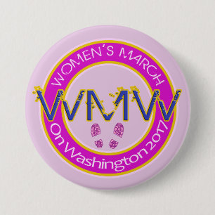 Million Womens March on Washington 2017 Button Pin