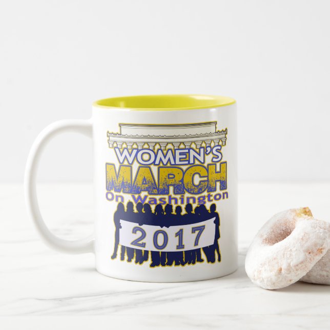 Million Womens March on Washington 2017 Coffee Mug (With Donut)