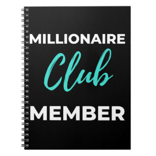Millionaire Club Member Notebook