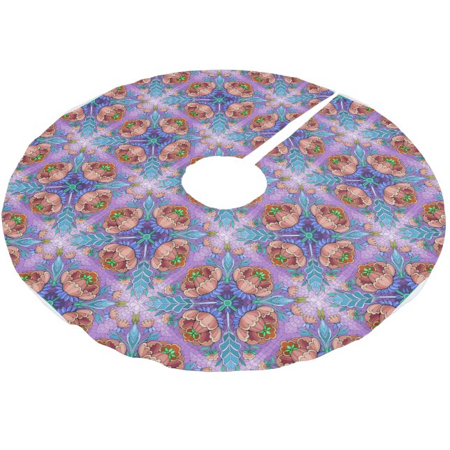 Millions Brushed Polyester Tree Skirt (Angled)
