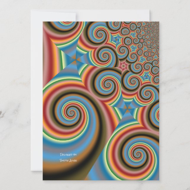 Millions of swirls card (Front)