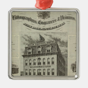 Mills & Company, Des Moines, Iowa Metal Tree Decoration