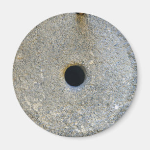 millstone mill stone flour wheat cereal bread grin magnet