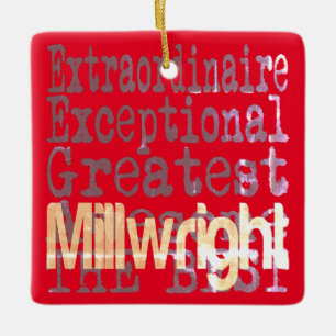 Millwright Extraordinaire Christmas Ceramic Ornament