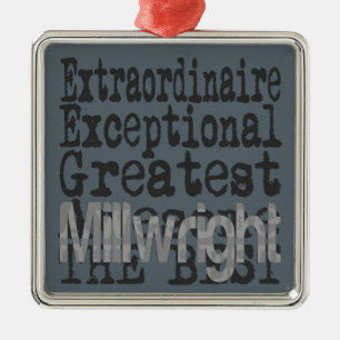 Millwright Extraordinaire Metal Ornament