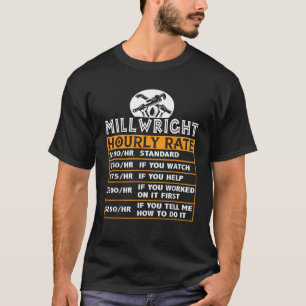 Millwright Hourly Rate Job Matching Millwright Gif T-Shirt