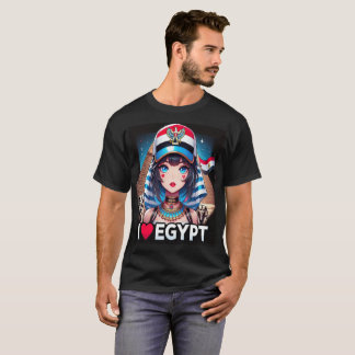 MILLY Q, GIRL ANIME TRAVELING IN EGYPT T-Shirt