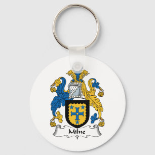 Milne Family Crest Key Ring