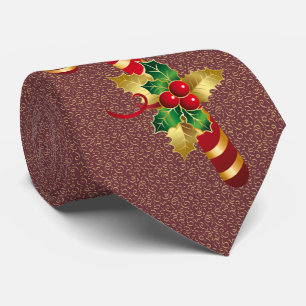Milo Christmas Collection Vintage Candy Cane Tie