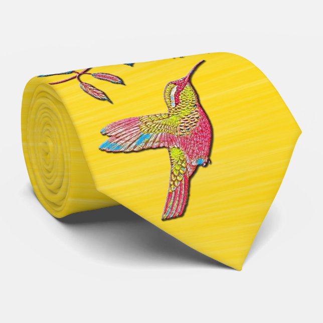 Milo Dale Bird  Collection - Milo Hummingbird Tie (Rolled)
