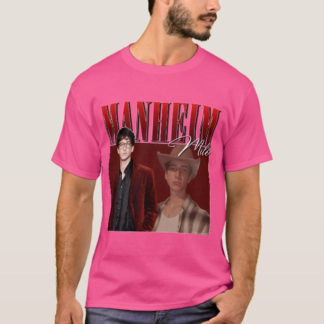 Milo Manheim Retro Design T-Shirt (Front)