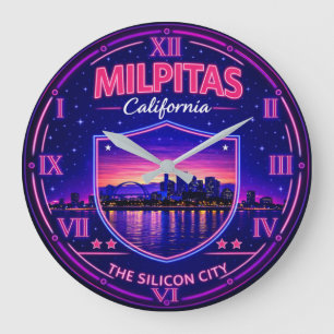 Milpitas California Silicon Valley  Large Clock