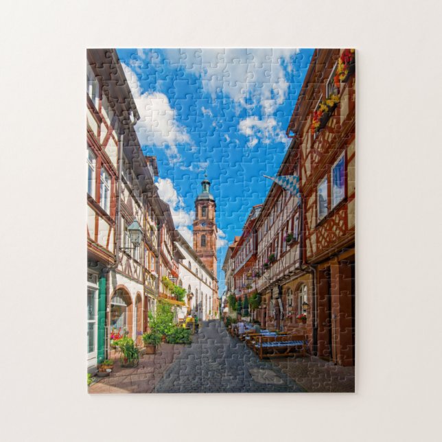Miltenberg Odenwald Bavaria Germany. Jigsaw Puzzle (Vertical)
