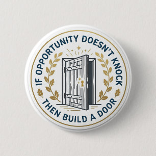 Milton Berle's Inspire Motivation Business Quote 6 Cm Round Badge