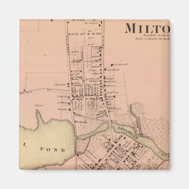 Milton Delaware Magnet (Front)