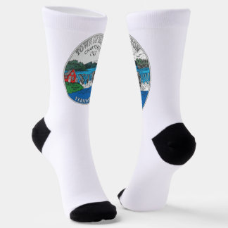 Milton (Vermont) city flag Socks