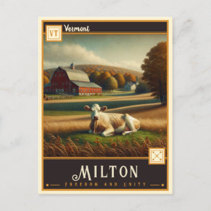 Milton, Vermont Vintage Postcard