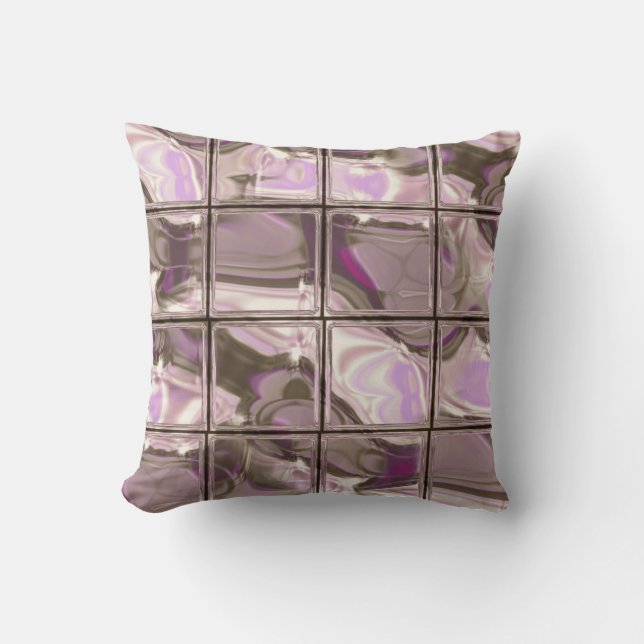 Miltonshire Pansy Vogue Throw Pillow (Front)