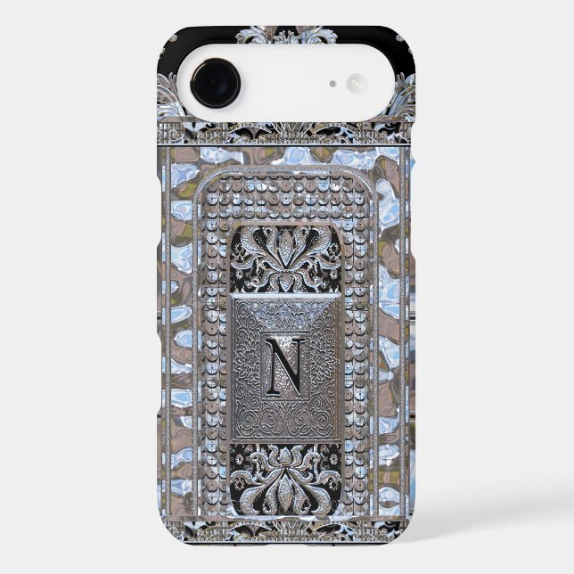 Miltonshire Vogue Monogram N Case-Mate iPhone Case (Back)