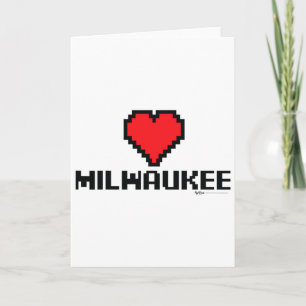 Milwaukee 8-bit Gamer City Card
