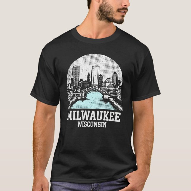 Milwaukee City Wisconsin T-Shirt (Front)