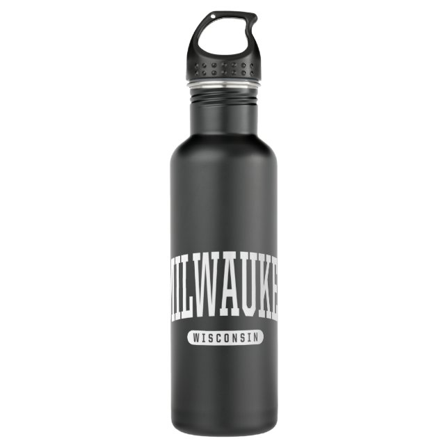 Milwaukee   College University Style WI USA 710 Ml Water Bottle (Front)