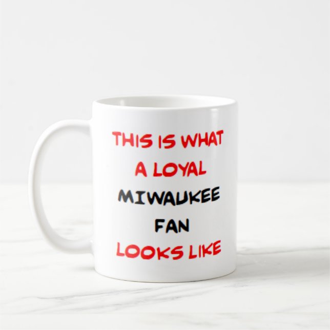 milwaukee fan, loyal coffee mug (Left)