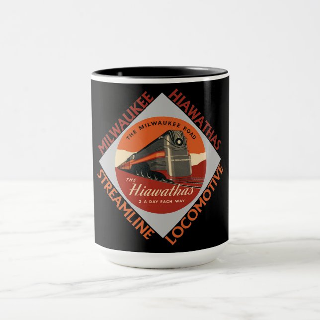 Milwaukee Hiawatha Railroad Mug (Center)