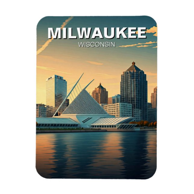 Milwaukee Museum of Art Travel Magnet (Vertical)