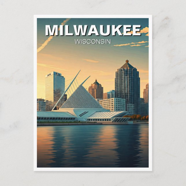 Milwaukee Museum of Art Travel Postcard (Front)